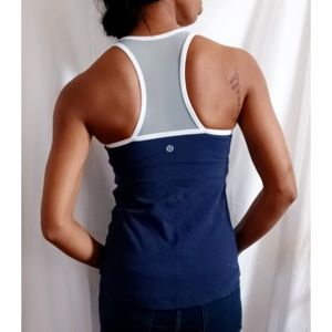 Lululemon Navy and Gray Workout Tank 1011